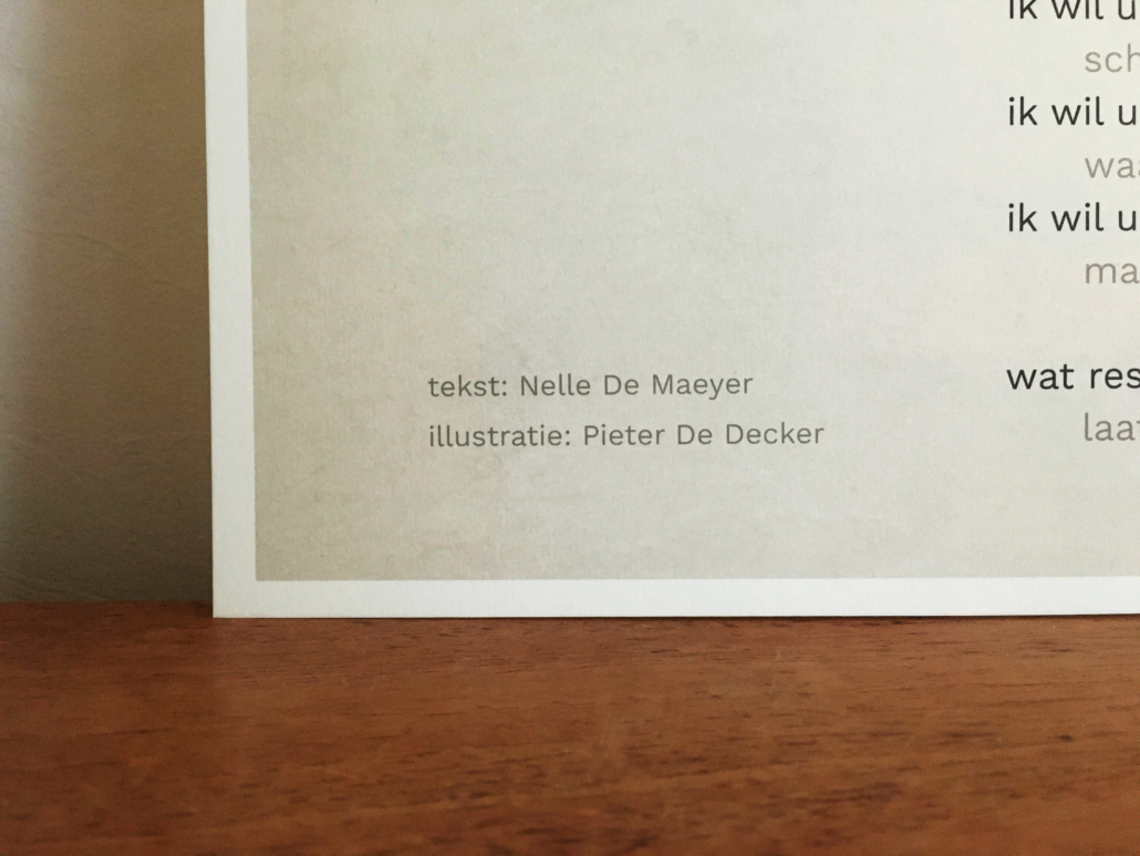 Masker-19 // Limited Edition Poster A3 // Pieter De Decker & Nelle De Maeyer